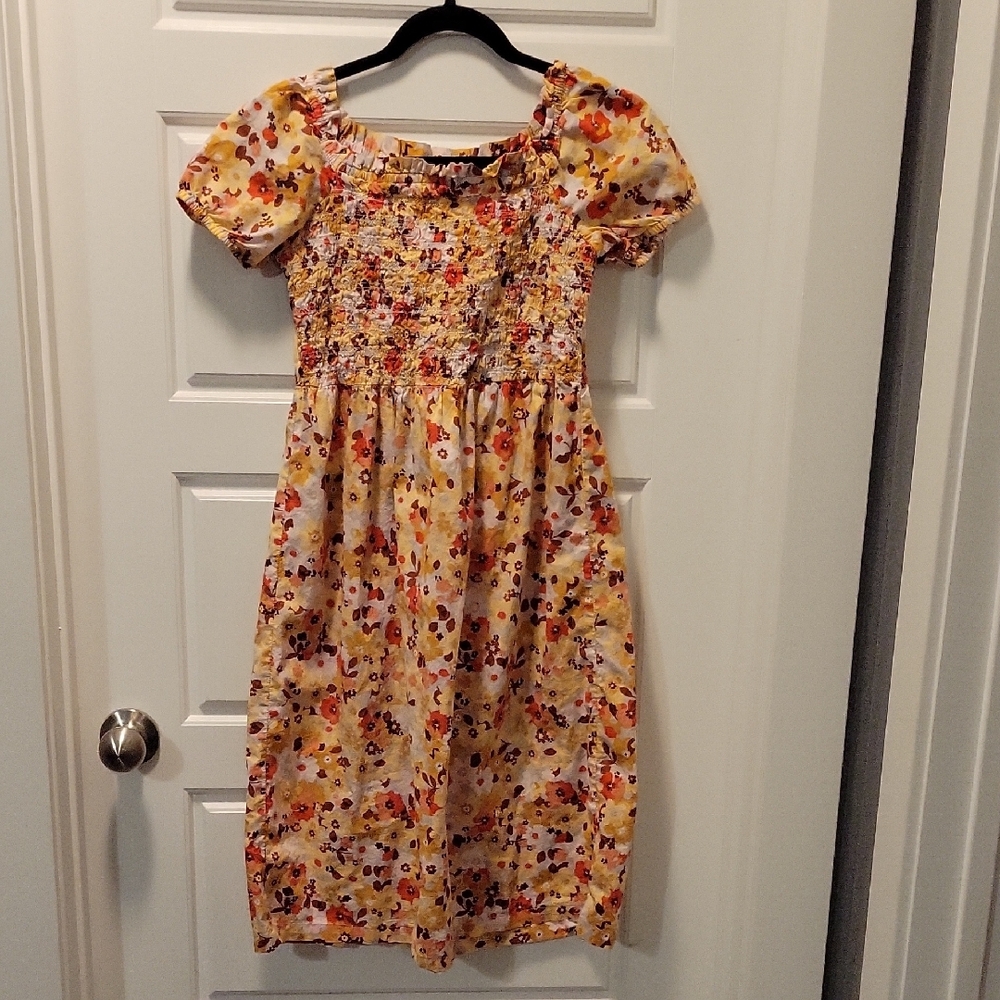 Carter's Floral Yellow Dress